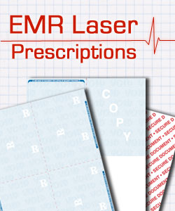 Secure Laser Prescription (RX) paper